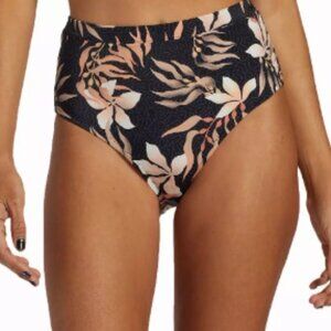 Billabong Women's Coral Gardeners Hawaii Waist Retro Bikini Bottom SZ M - NWT